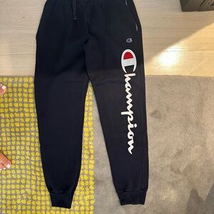 Champion Black Jogger Sweatpants Athleisure